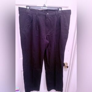 George Men's Black Dress Pleated Pants